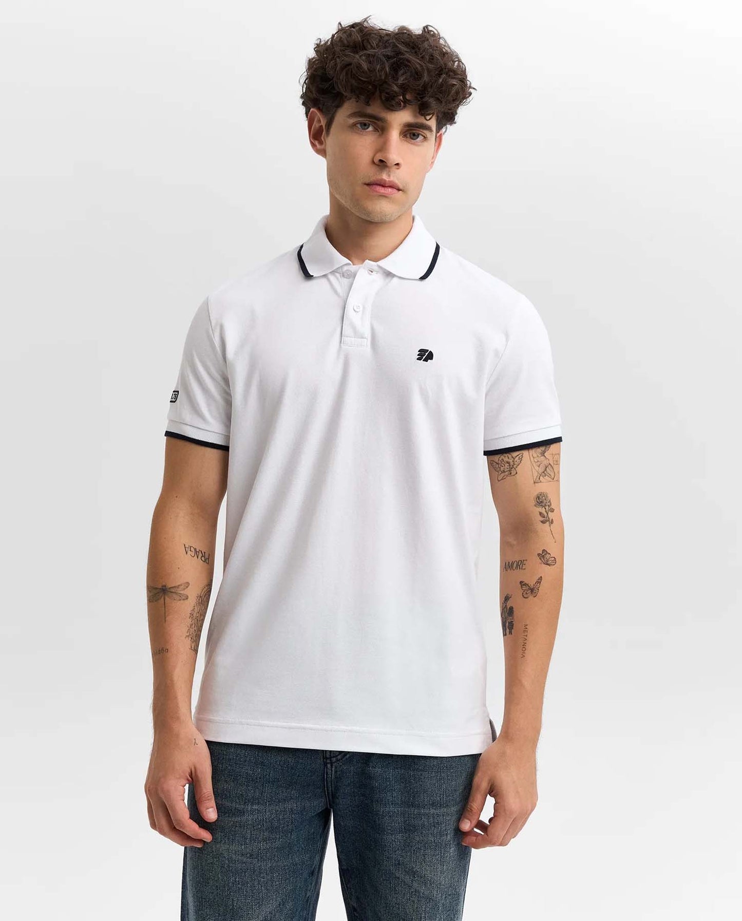 Camiseta Tipo Polo Americanino Hombre 800G005-110601
