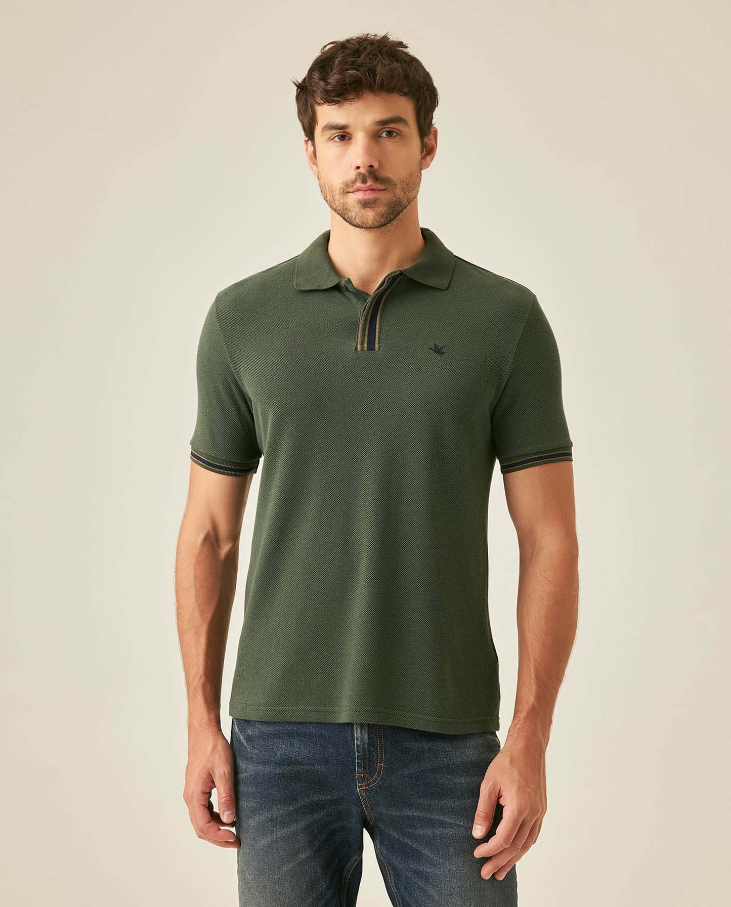 Camiseta Tipo Polo Chevignon Hombre 601H024-190509
