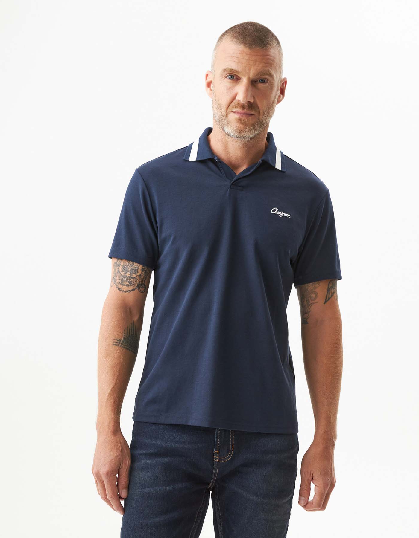 Camiseta Tipo Polo Chevignon Hombre 609G029-193924