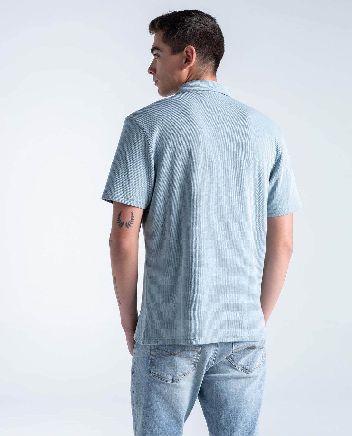 Camiseta Tipo Polo Americanino Hombre 801H006-164408