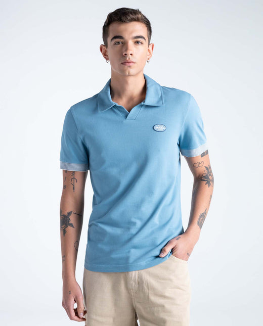 Camiseta Tipo Polo Americanino Hombre 801H007-174320