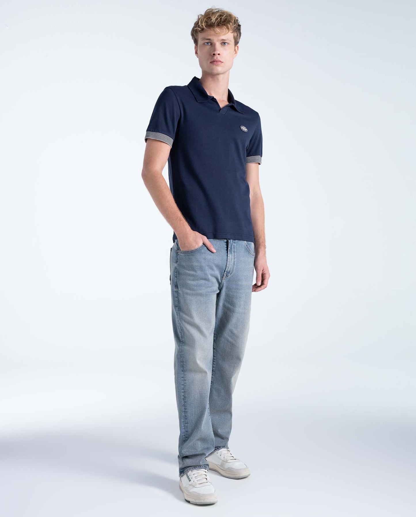 Camiseta Tipo Polo Americanino Hombre 801H007-194024