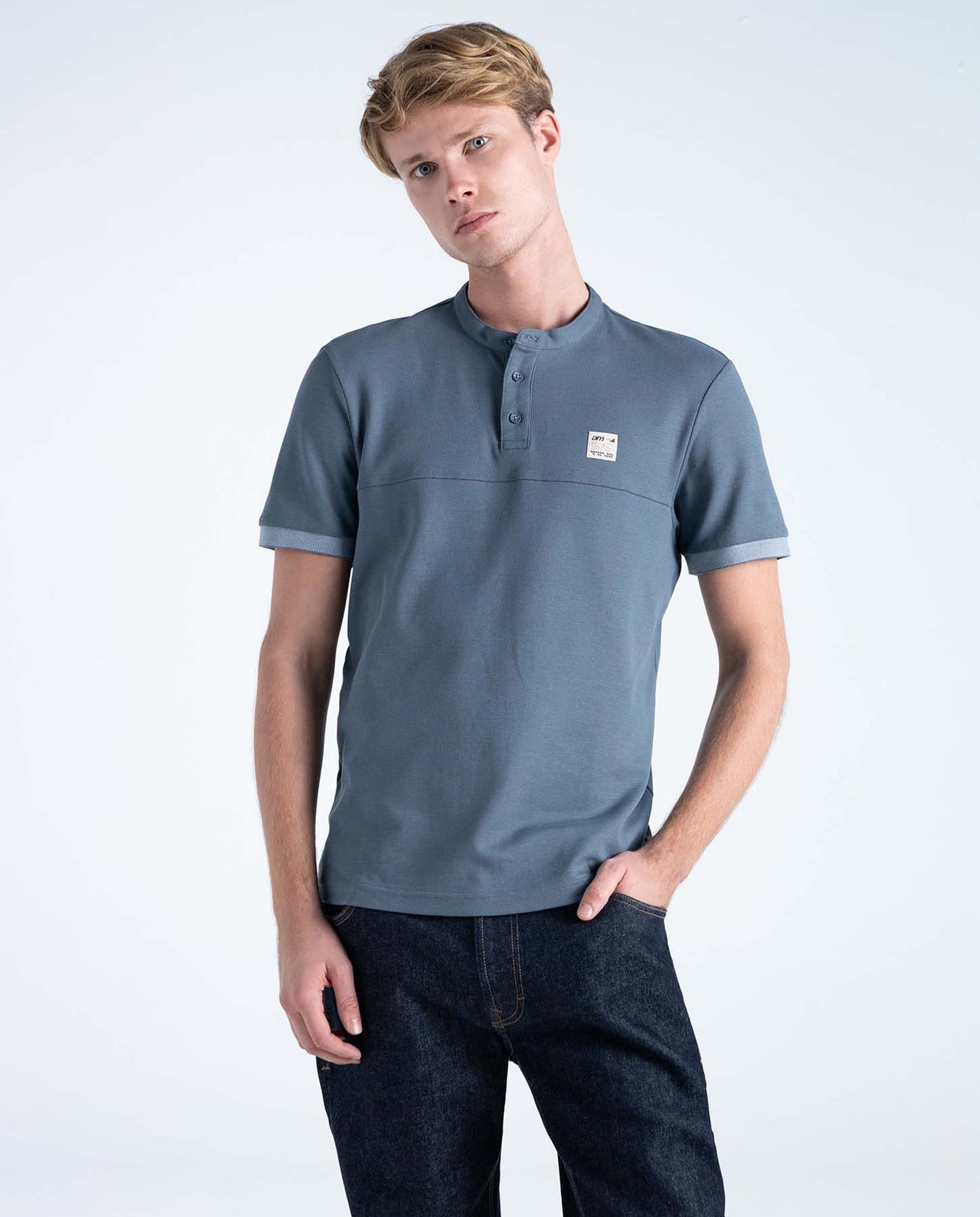 Camiseta Tipo Polo Americanino Hombre 801H008-194220
