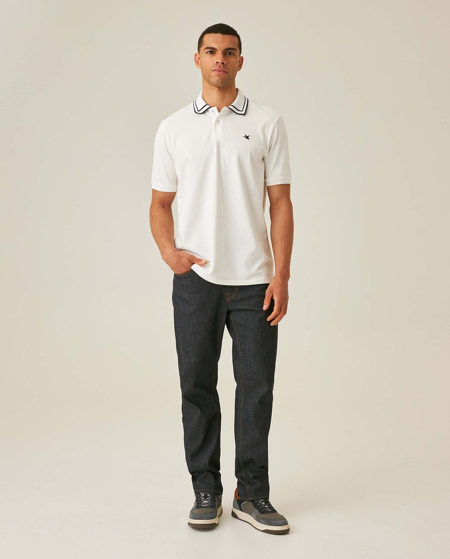 Camiseta Tipo Polo Chevignon Hombre 601H030-110606