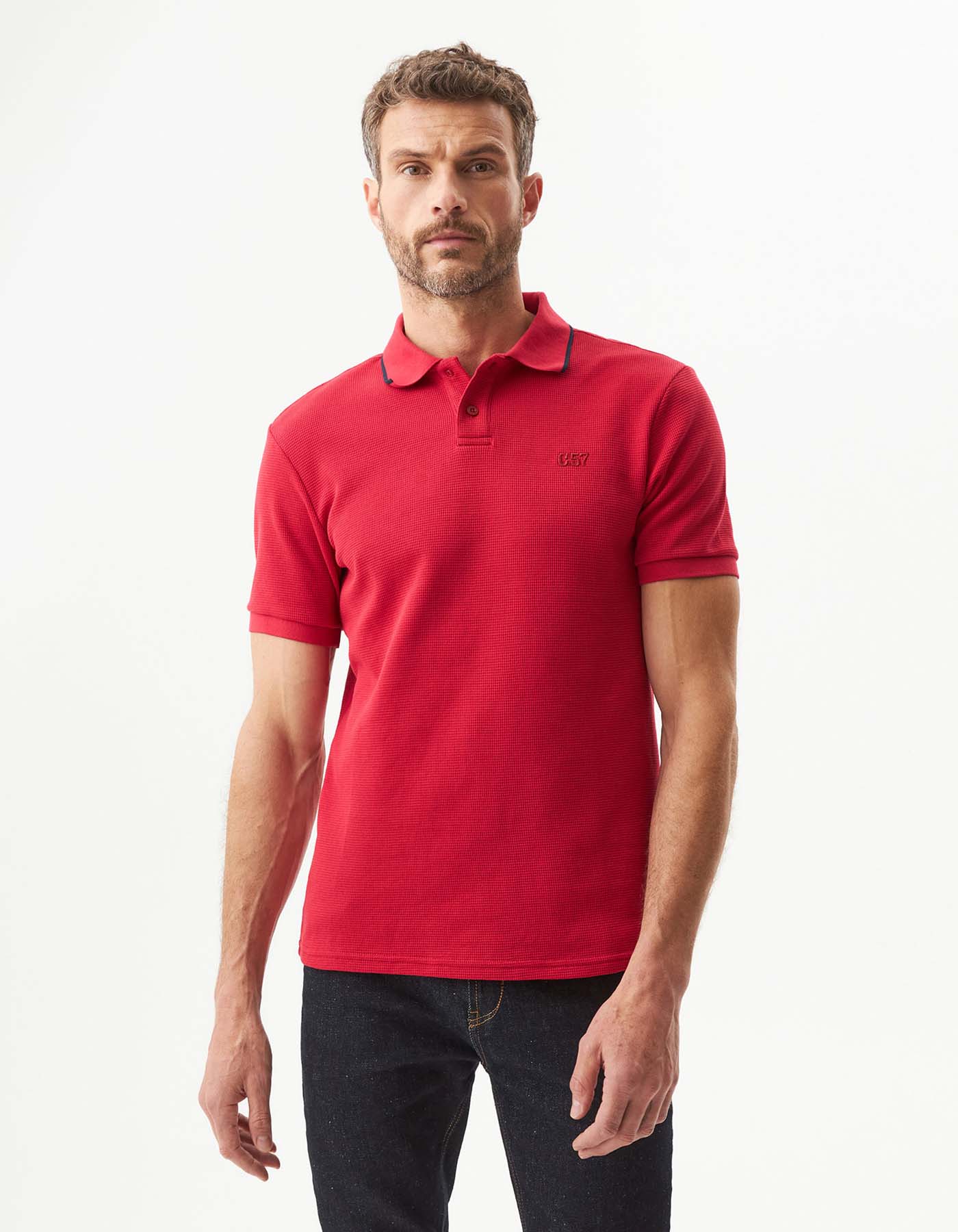 Camiseta Tipo Polo Chevignon Hombre 609G012-191557