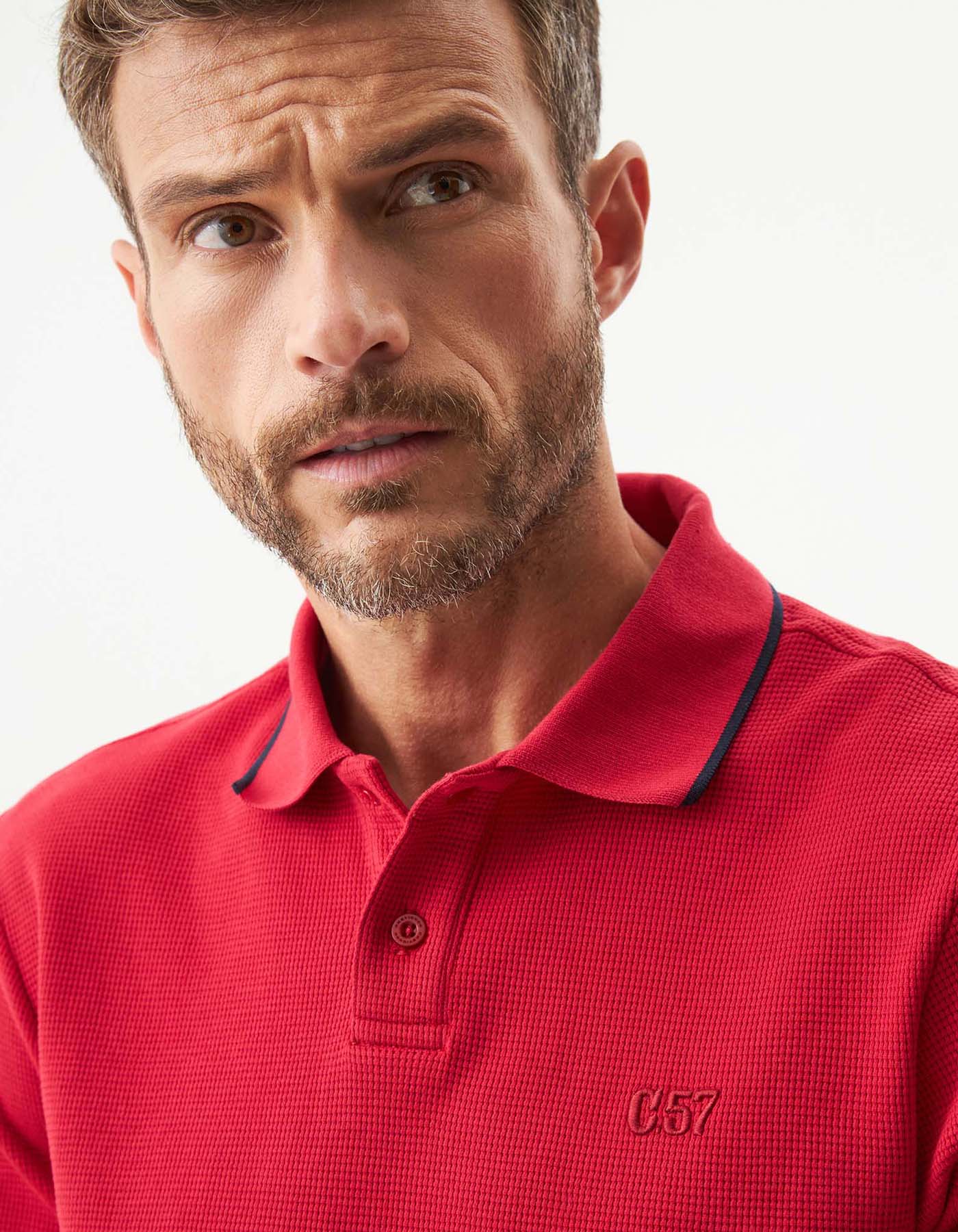 Camiseta Tipo Polo Chevignon Hombre 609G012-191557