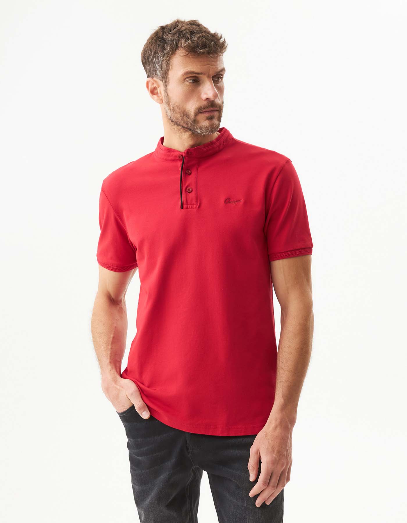 Camiseta Tipo Polo Chevignon Hombre 609G036-191557