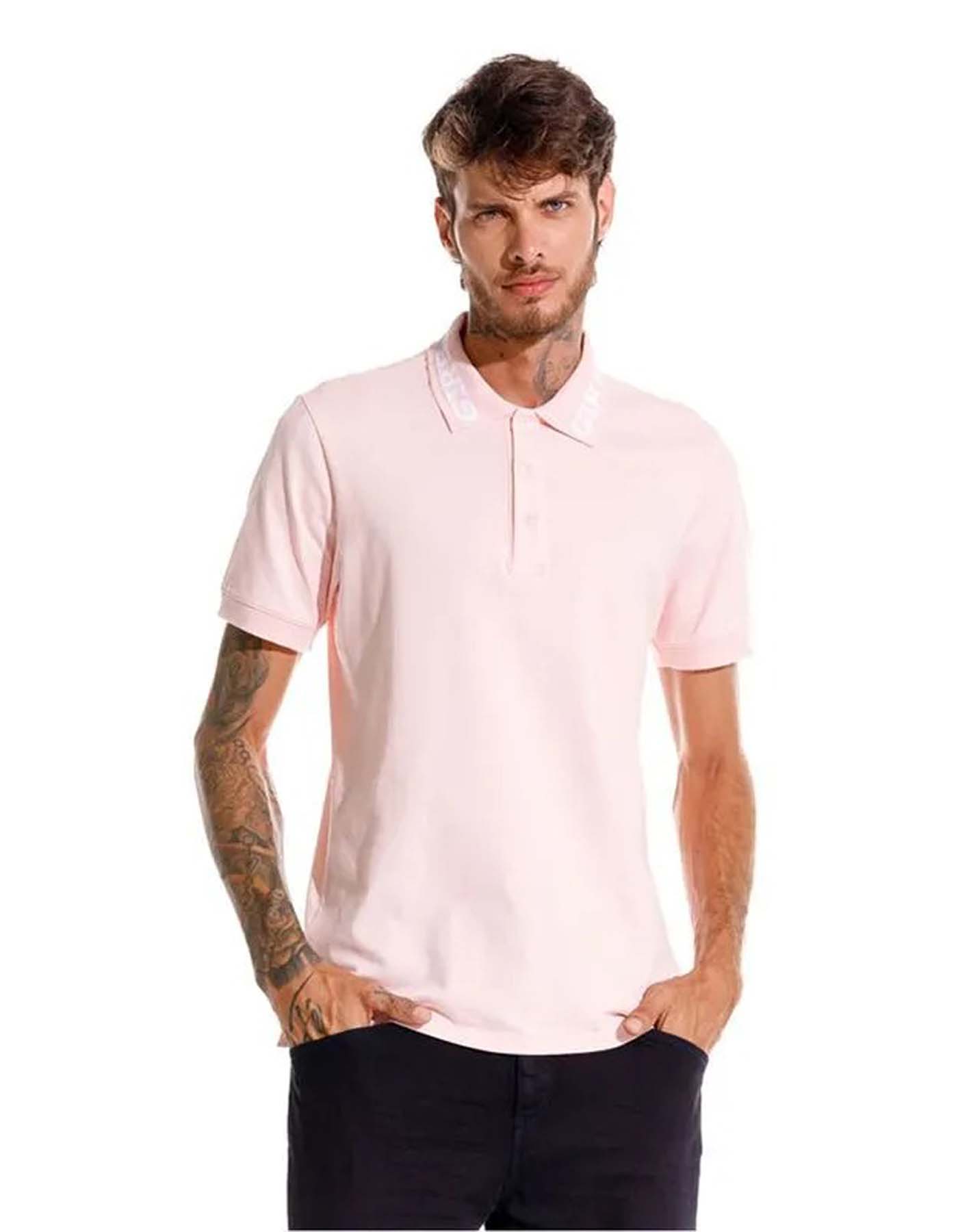 Camiseta Tipo Polo Girbaud Hombre GM1102779N000-RSC