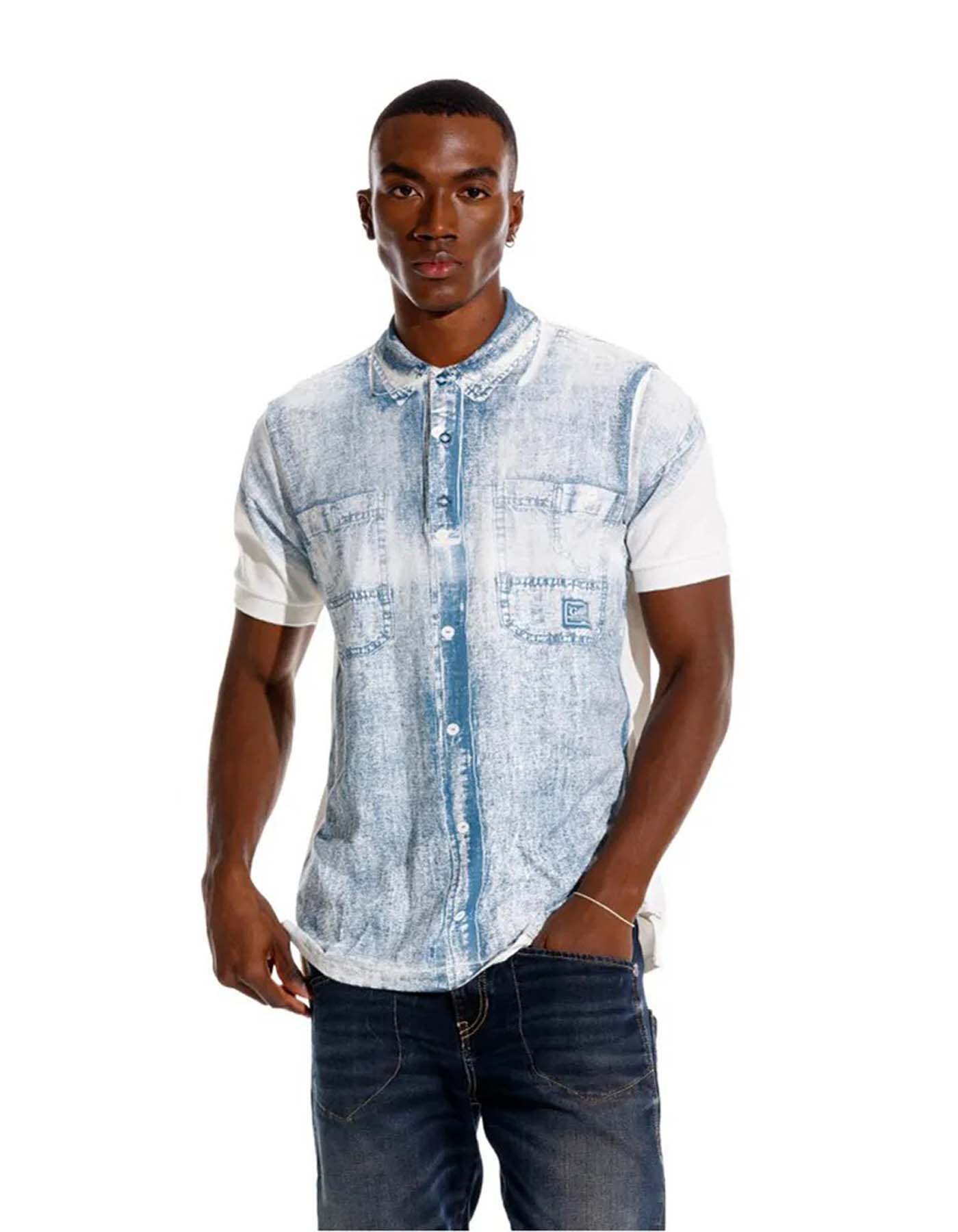 Camiseta Tipo Polo Girbaud Hombre GM1102861N000-CR