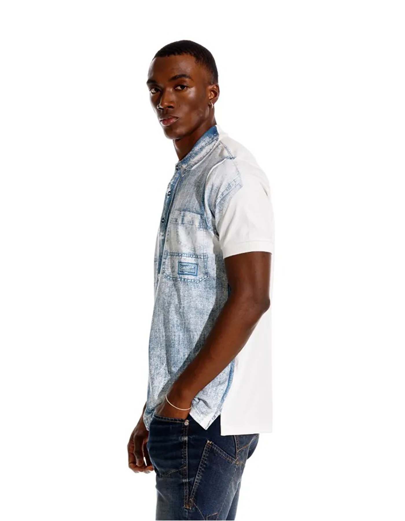 Camiseta Tipo Polo Girbaud Hombre GM1102861N000-CR