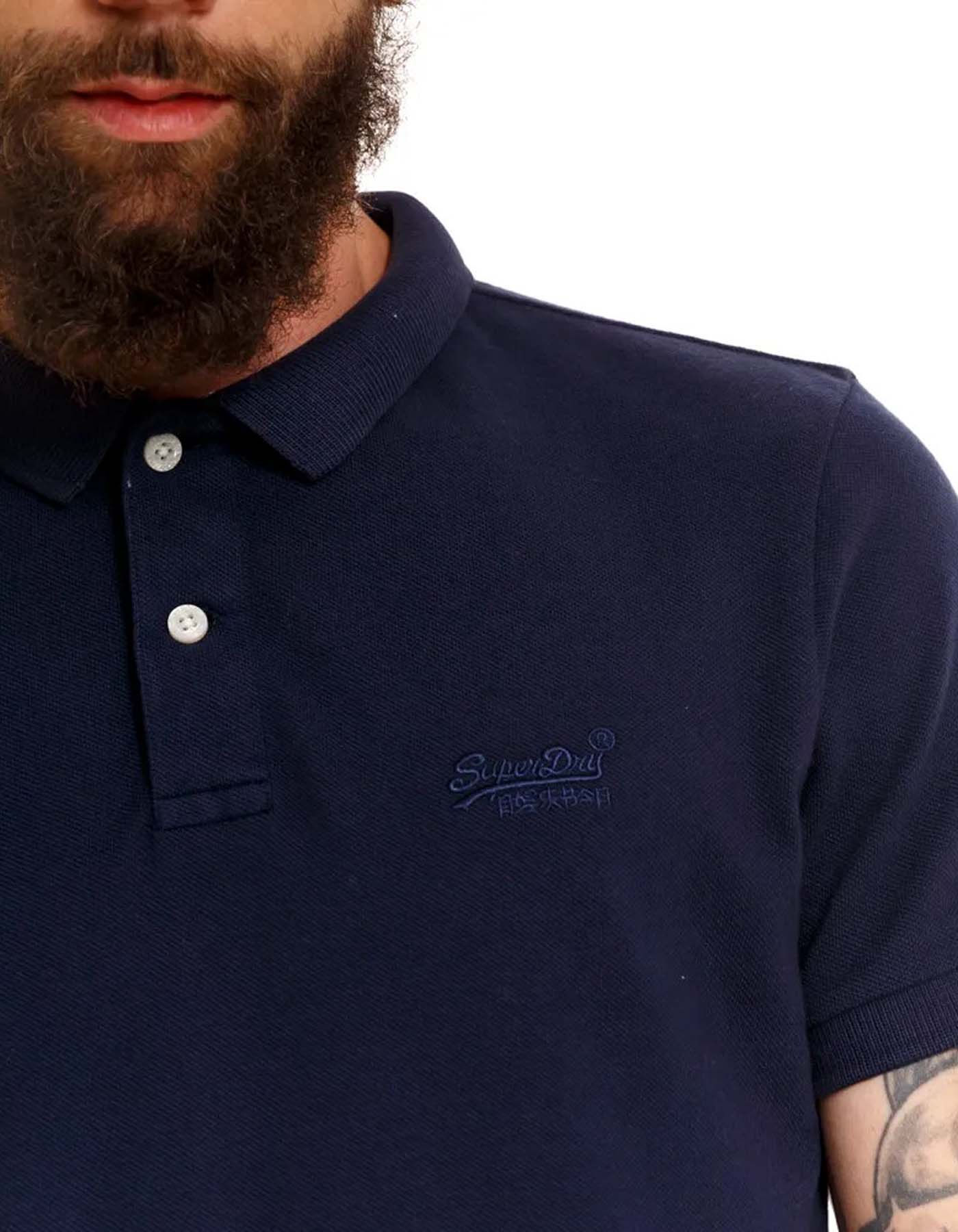 Camiseta Tipo Polo Superdry Hombre M1110345A-09S