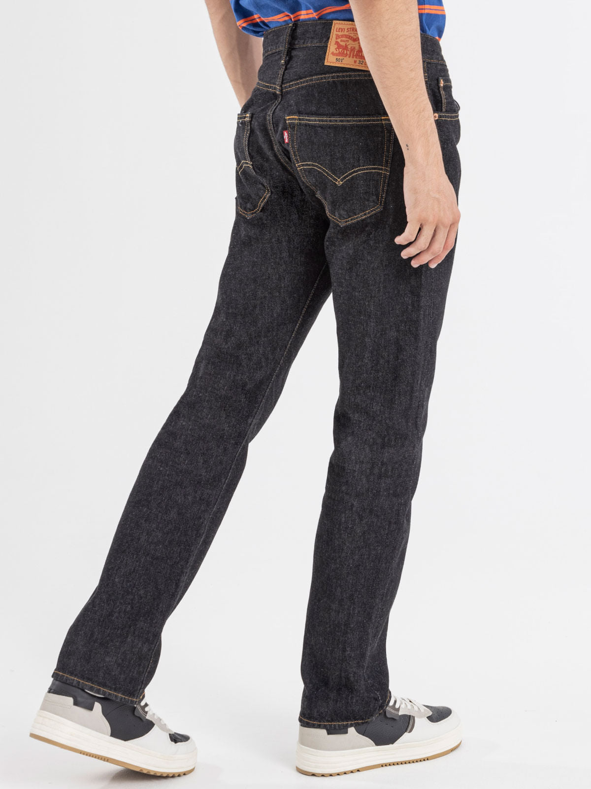Jean Levis Hombre 501 Negro Industrial 6619